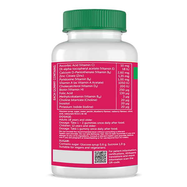 Bettaway Hair, Skin and Nails Gummies - Image 3